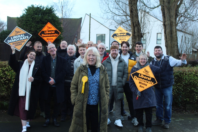 By-Election win:- Lib Dems beat Labour ending their 27-year unbeaten streak in Liverpool