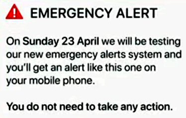 UK Emergency Alerts Service Test to take place on 23 April 2023