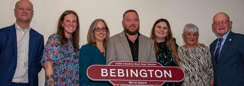 A Trio of Merseyrail Stations Triumph at Cheshire Best Kept Stations Awards