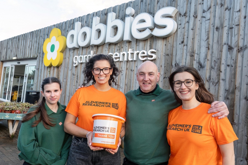 Dobbies’ Southport store to raise funds for Alzheimer’s Research UK as garden centre announces new National Charity Partner