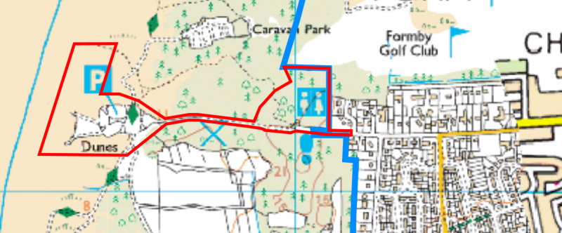 Formby beach car park closed for major conservation project