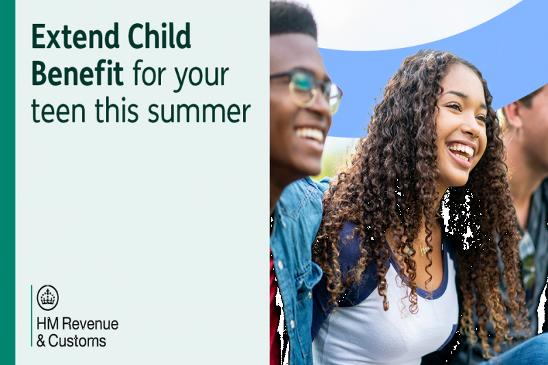 Parents of teens reminded to extend Child Benefit claim online