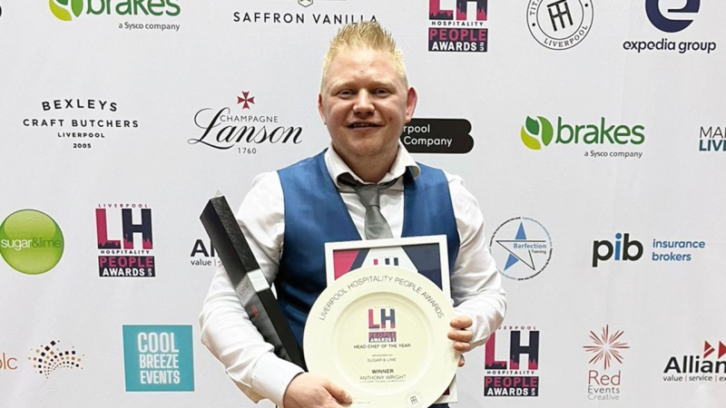 Head Chef Anthony scoops ‘Head Chef of the Year’ Award at The Liverpool Hospitality People Awards