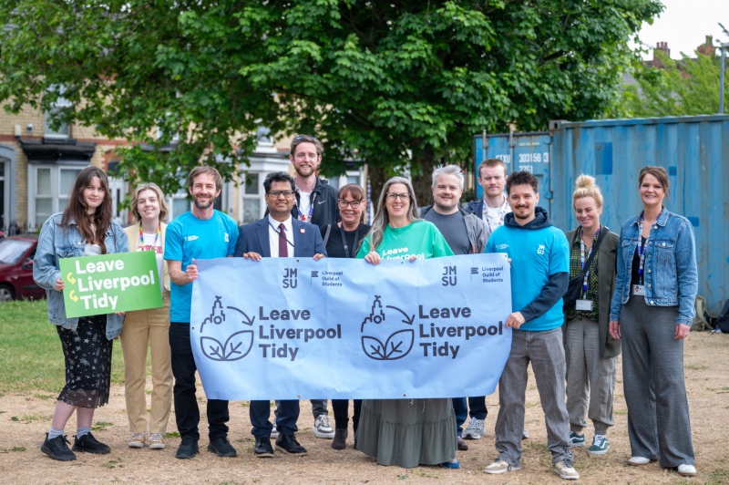 Students given innovative new way to Leave Liverpool Tidy