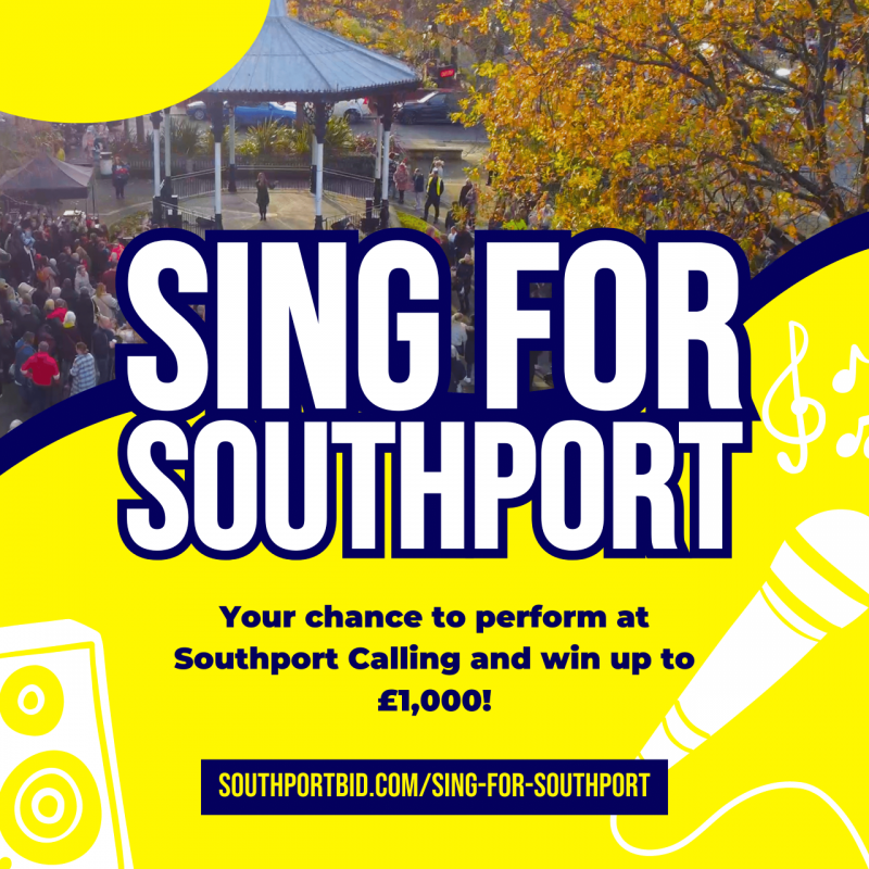 Sing For Southport contest launched with chance to win £1,000 prize