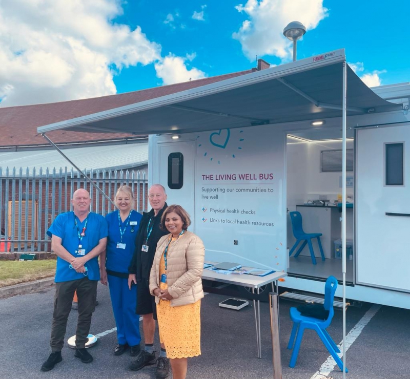Living Well Bus is in Sefton are offering MMR vaccinations against measles