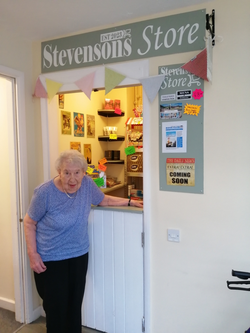 Halcyon House shop named in honour of former staff member