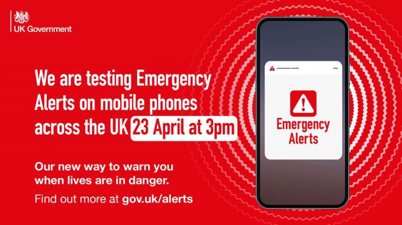 UK Emergency Alerts Test – “Keep Calm and Carry On: This is just a test”