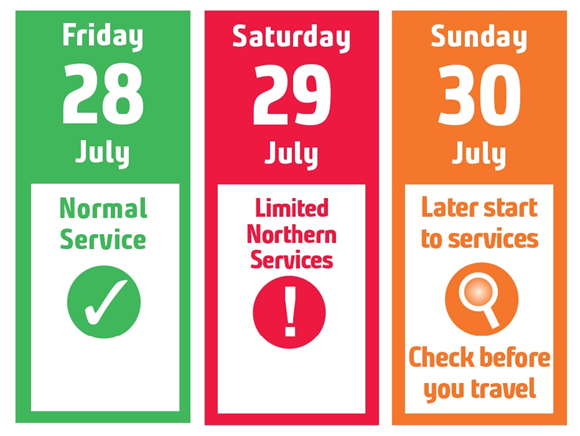 Northern issues fresh travel advice ahead of latest RMT strike on Saturday