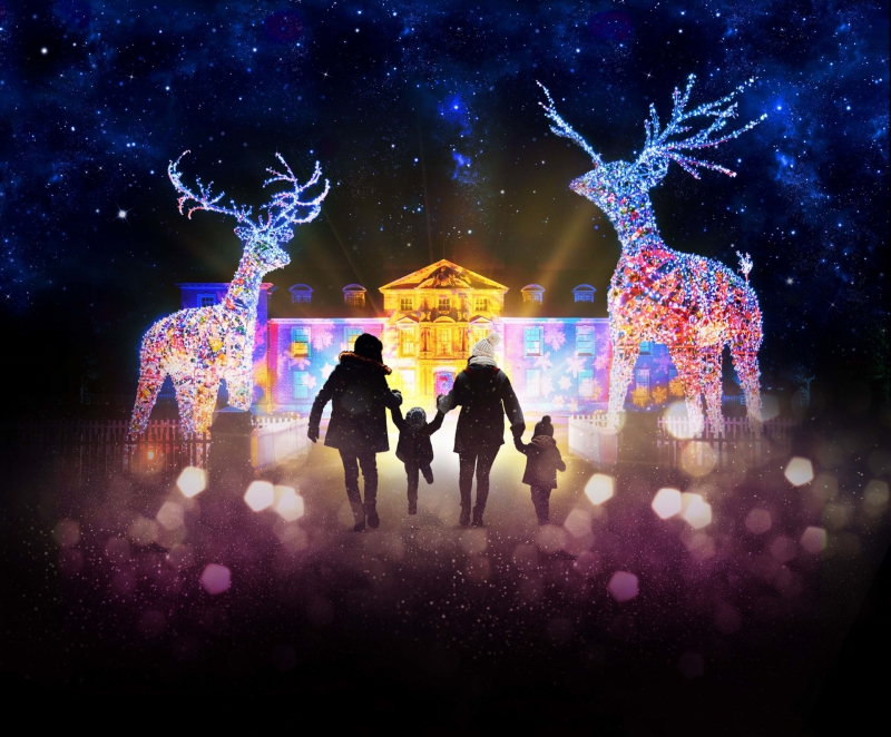 Tickets on sale for Christmas at Dunham Massey with new lights for 2023