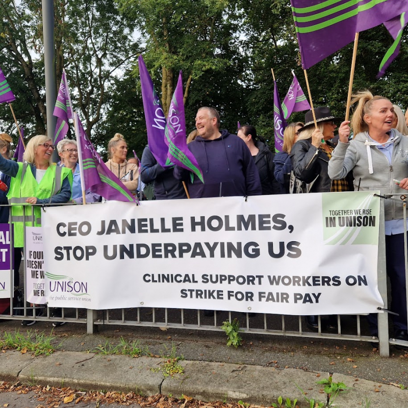 2nd round of strike action to go ahead at Wirral hospitals, says UNISON