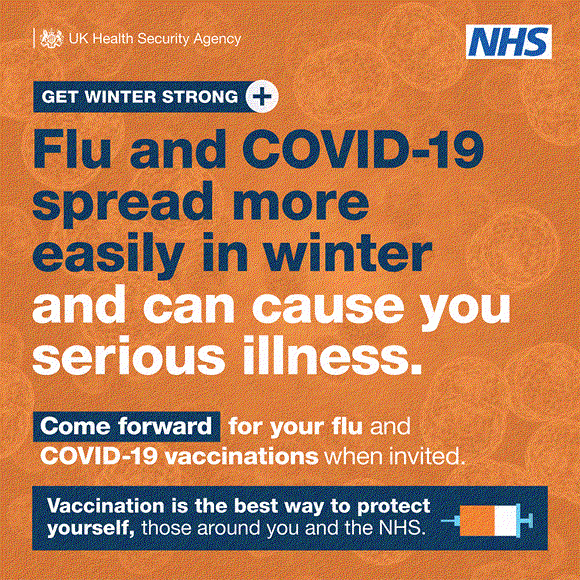 UKHSA North West urges vulnerable people to get their flu and COVID-19 jabs to protect themselves this winter