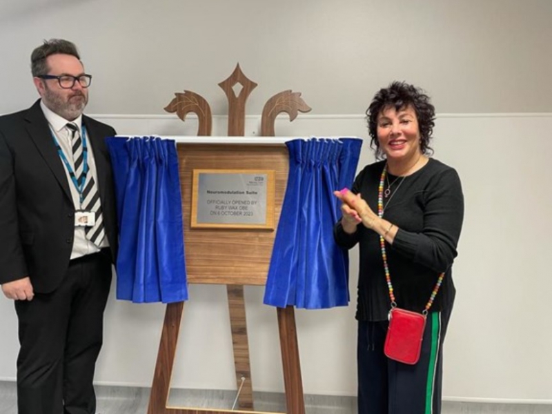 Ruby Wax officially opens Neuromodulation Suite near Liverpool