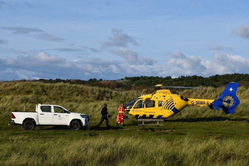 North West Air Ambulance responds to incident on Formby Beach