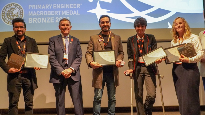 Edge Hill University's Engineering department awarded Primary Engineer MacRobert Medal