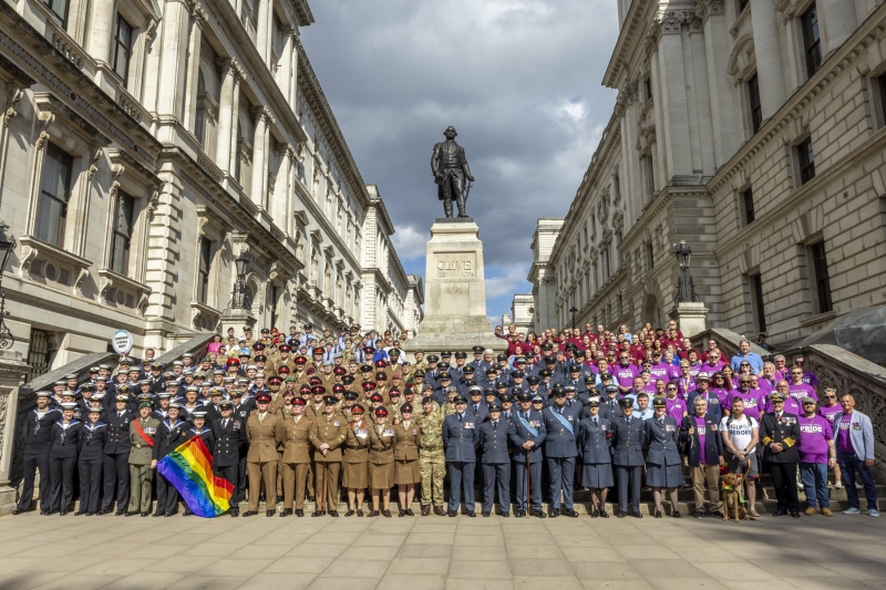 Military charity 'Fighting With Pride' is flying the flag for LGBT history month